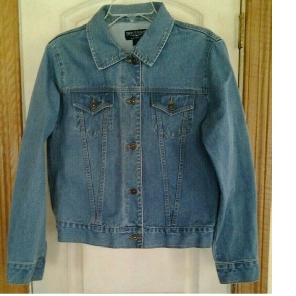 Vintage Blue Jean Denim Jacket Sz M-L - Picture 1 of 5